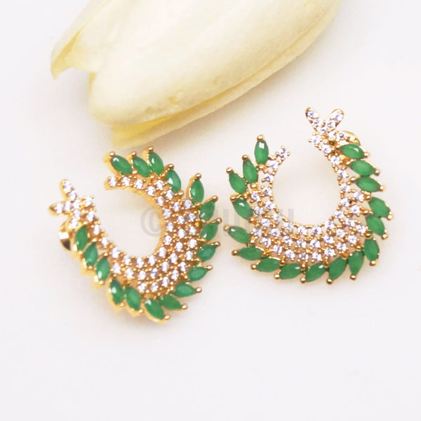 Emerald Studs / Earrings - Enumu